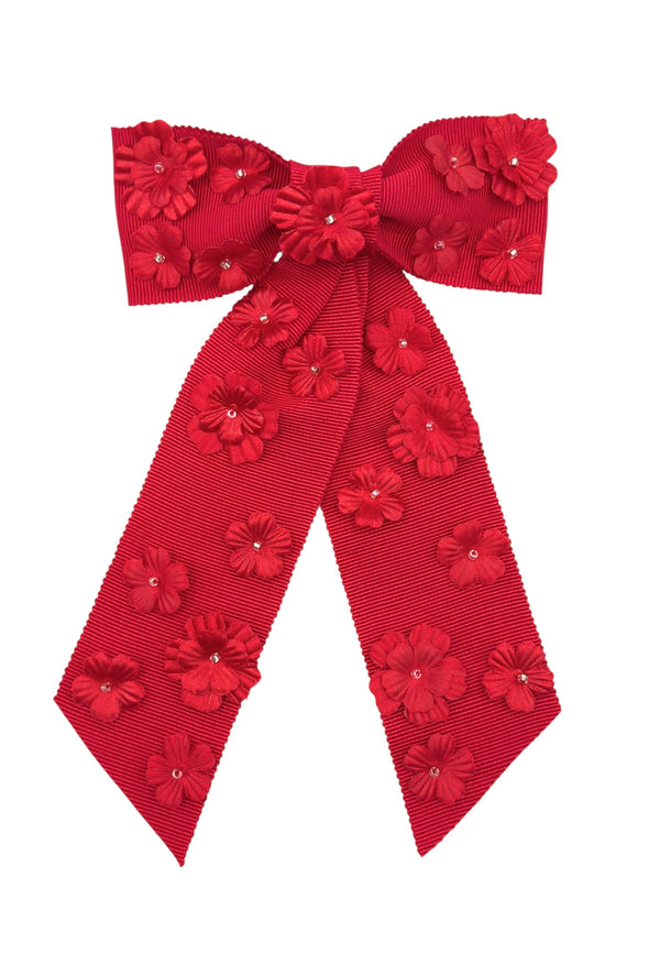barrette cheveux fleurie