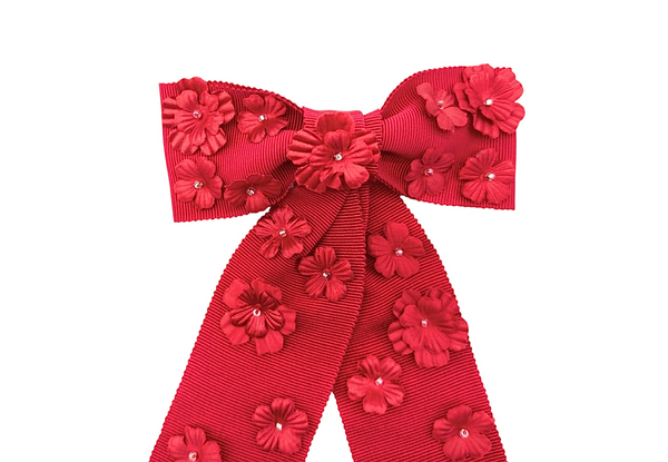 barrette cheveux fleurie