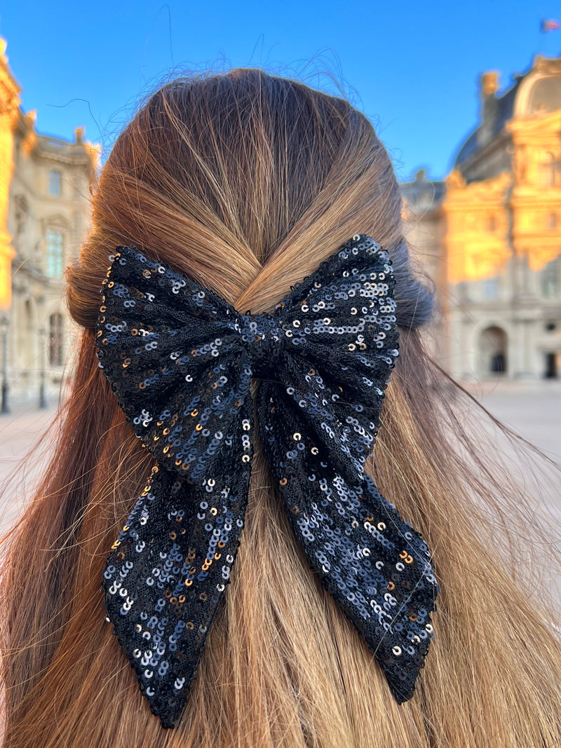 J crew sales black hair bow
